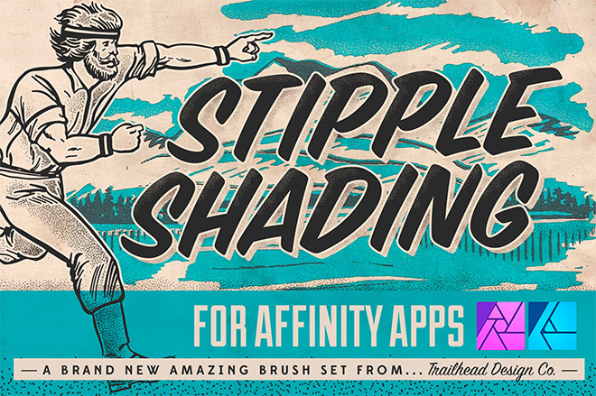 Stipple Shading Brushes for Affinity