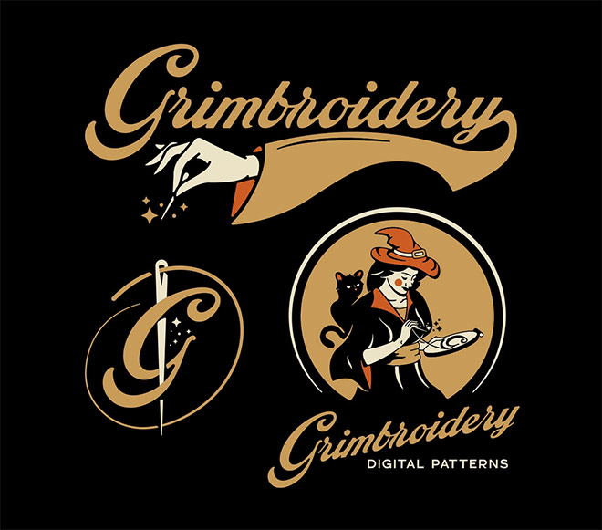 Grimbroidery Brading by Consume Design