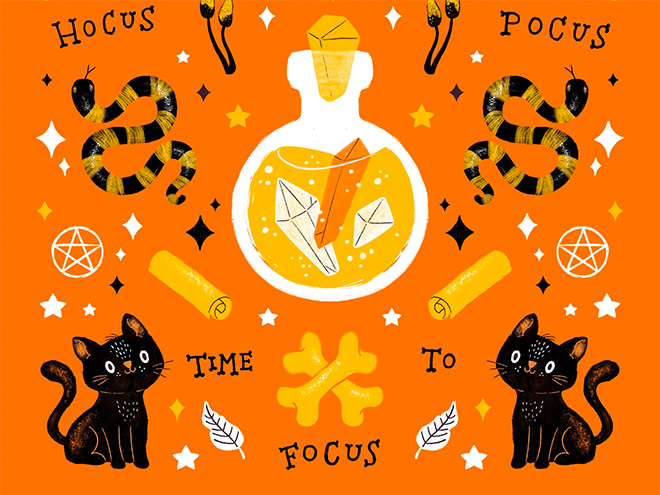 Hocus Pocus Time to Focus by Susanne Lork