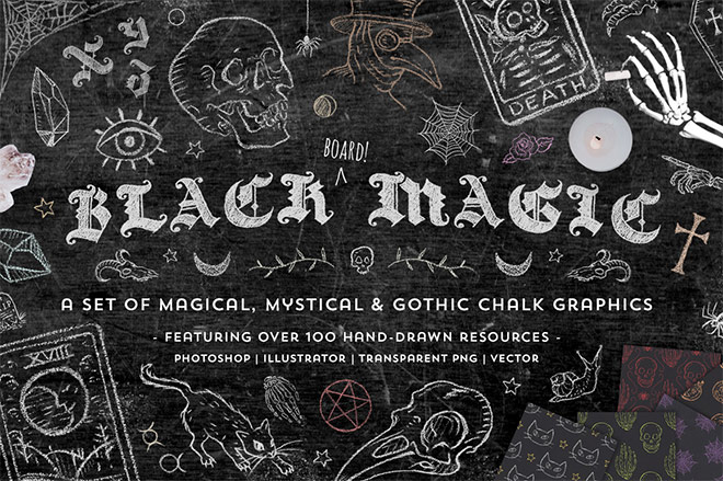 Black Magic Chalk Graphics