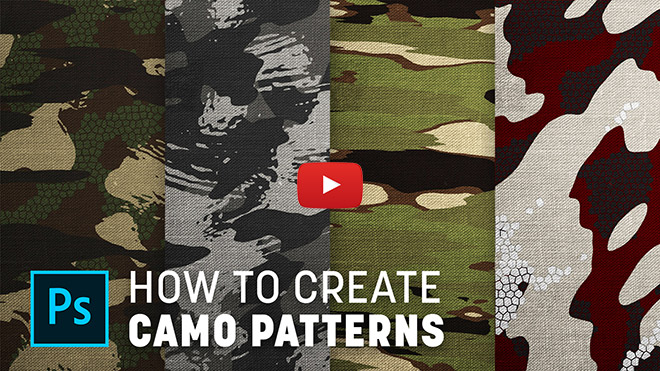 How To Create Custom Camouflage Patterns in Photoshop