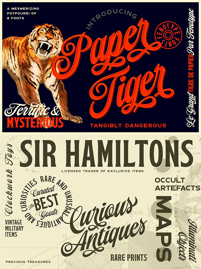 Paper Tiger – Victorian Font Madness