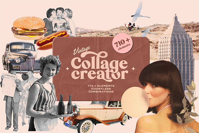 Vintage Collage Creator