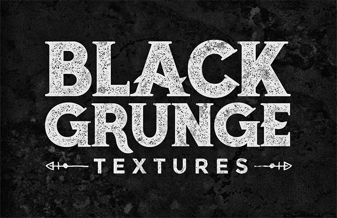 10 Black Grunge Textures