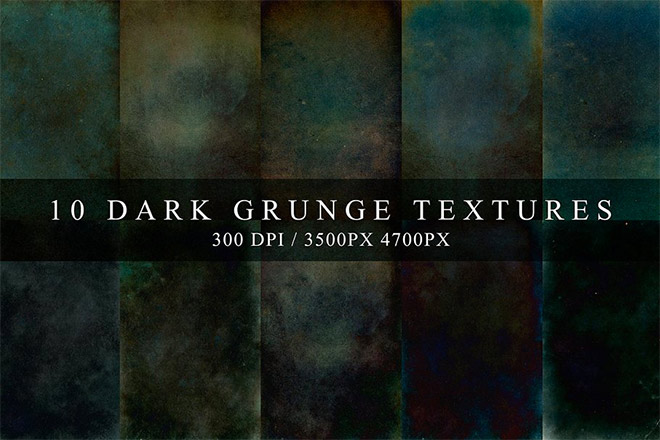 10 Dark Grunge Textures