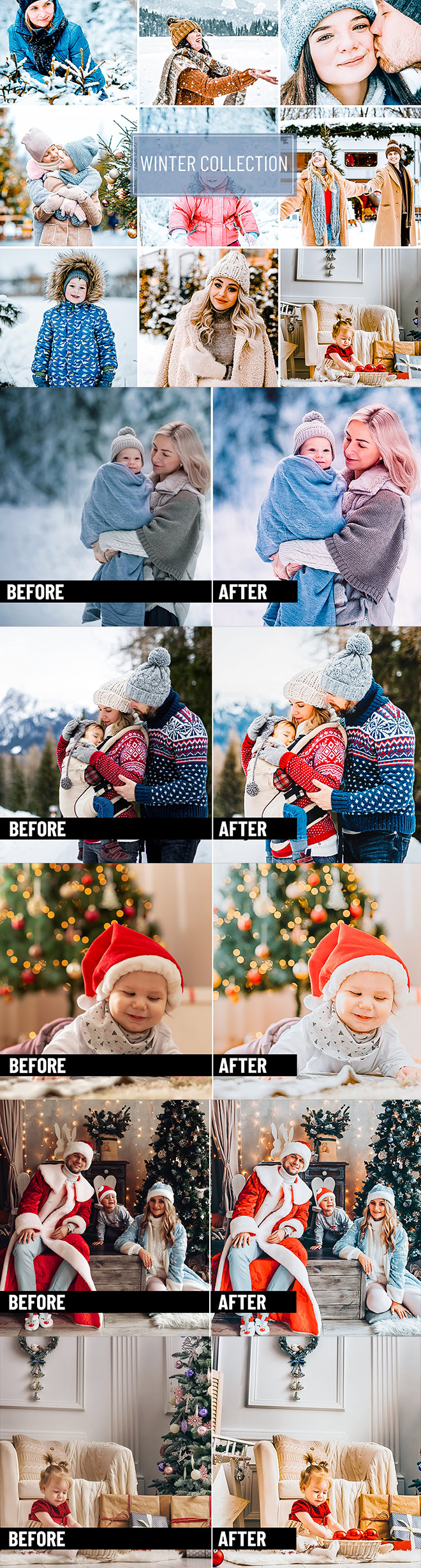 Winter Collection Lightroom Presets