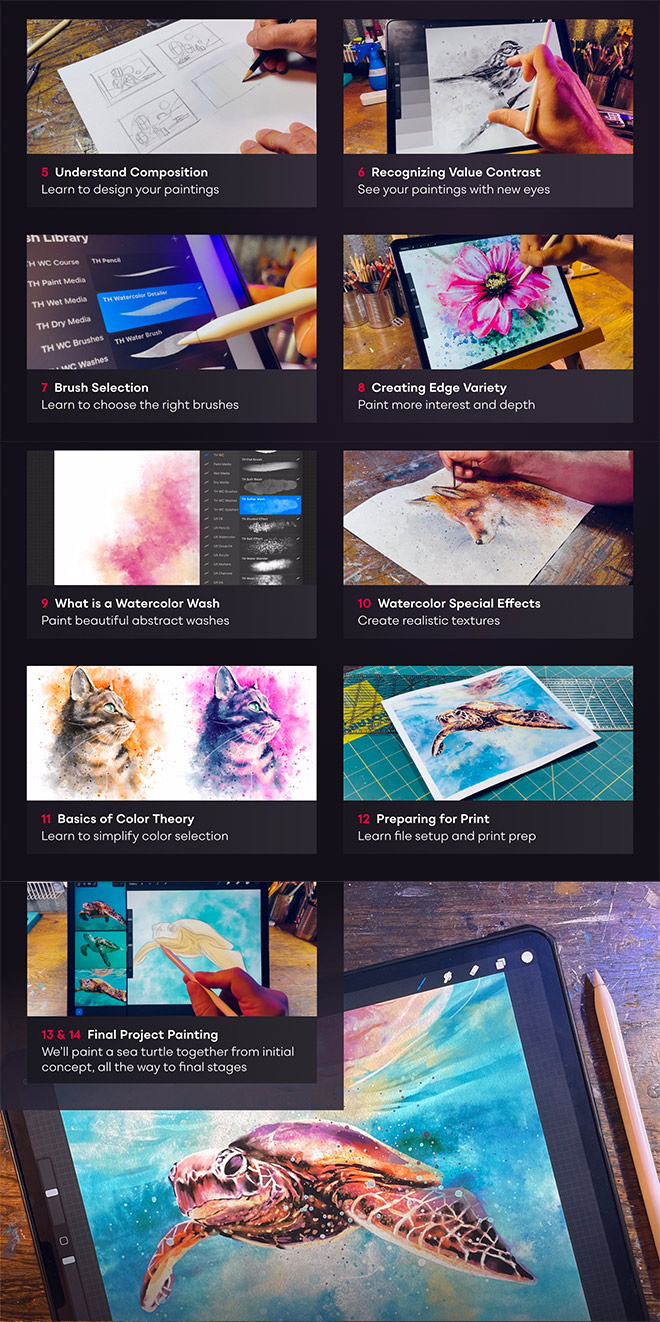 Procreate Watercolor Masterclass