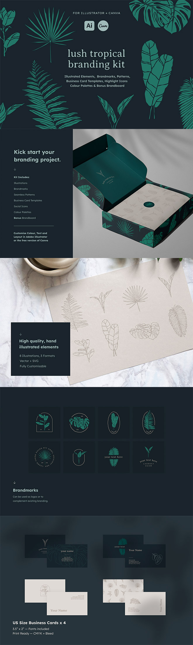 Tropical Branding Kit