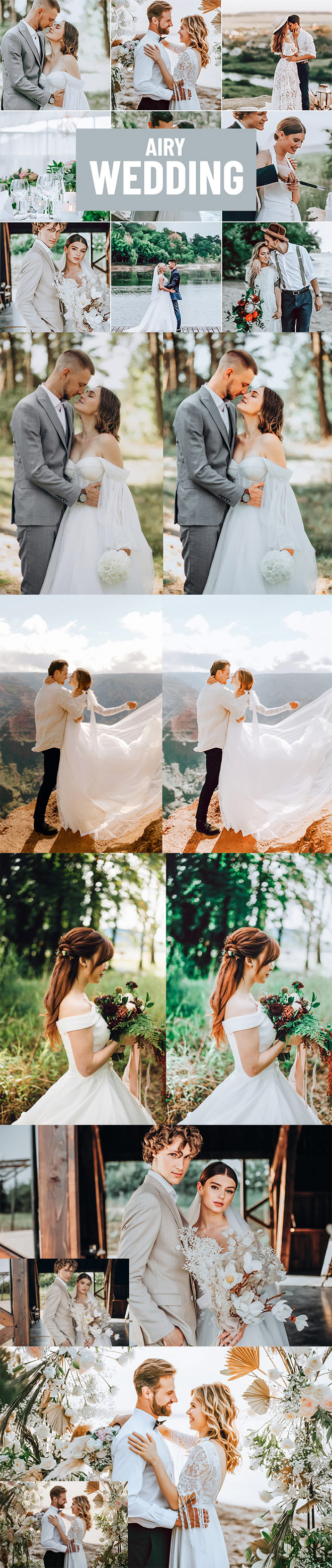 Airy Wedding Lightroom Presets