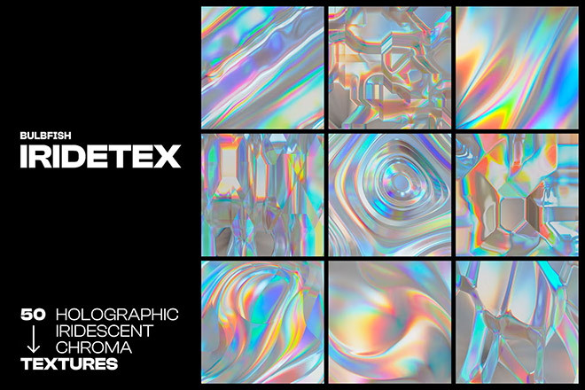 Iridetex - Holographic Iridescent Textures Pack