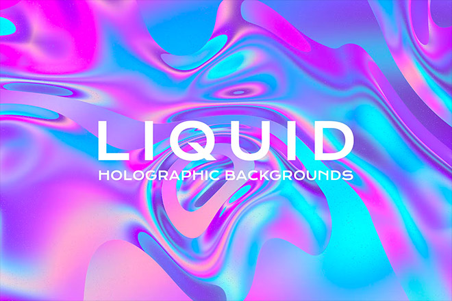 Holographic Liquid Background Set