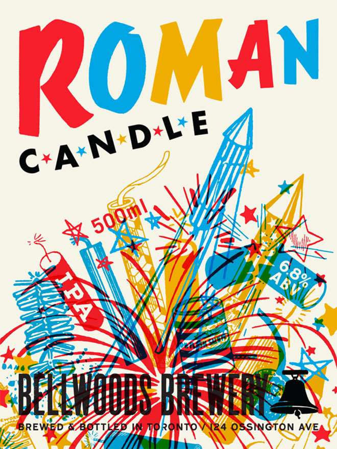 Bellwoods Brewery Roman Candle by Doublenaut