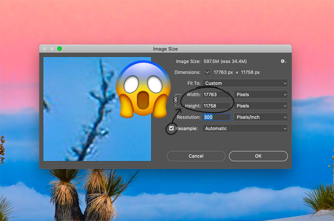 How NOT to change the resolution of an image