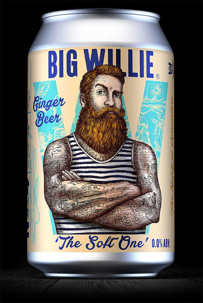 Big Willie Packaging by Steven Noble