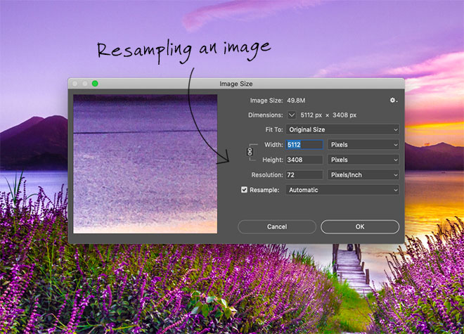 How to Resize an image in Photoshop (and when you should Resample instead)