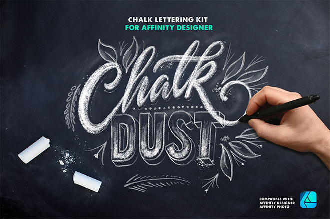 Chalk Dust Brush Kit For Affinity ($19)