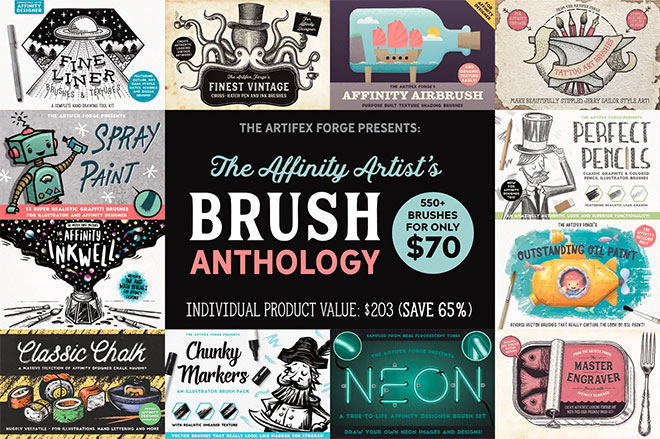 The Affinity Artists Brush Anthology ($70)