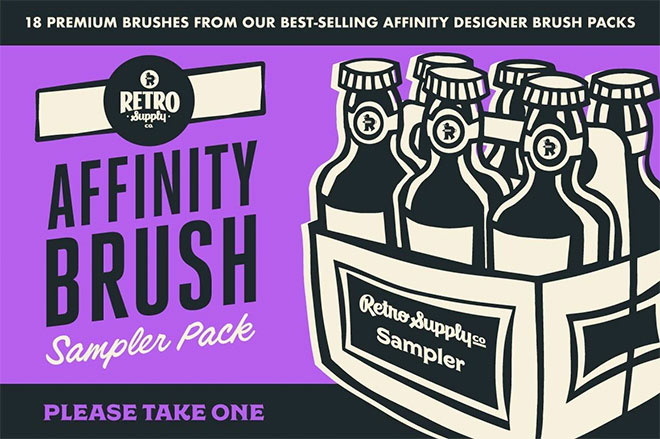 Affinity Designer Brush Sampler Pack ($9)