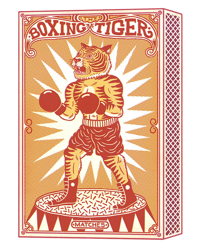 The Boxing Tiger by Dene Rohlmann