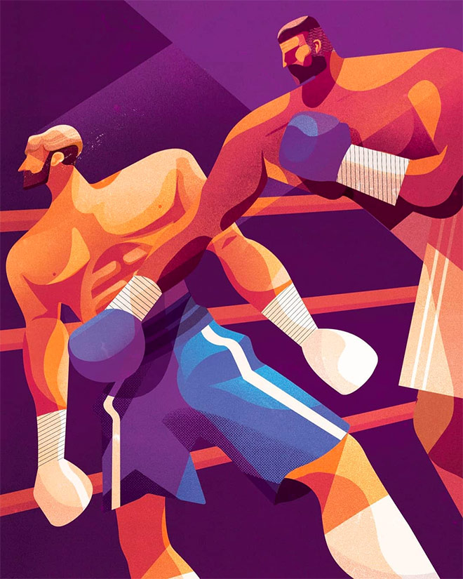 Boxers by Charlie Davis Illustrations