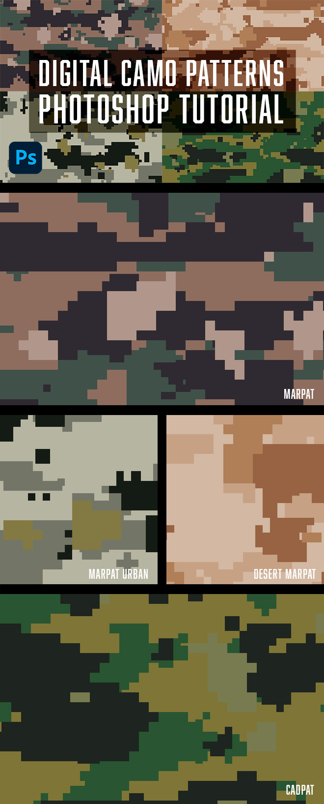 Video Tutorial: How to Make Digital Camo Patterns in Photoshop - Best ...